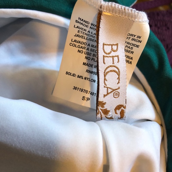 BECCA Sz S & M reversible stitch plunge 1 piece NO OFFERS CONSIDERED - Picture 8 of 11
